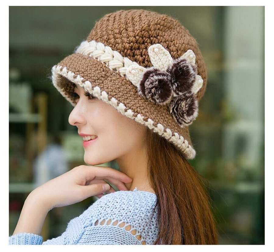 Winter Women Earmuffs Wool Knitted Hats Superstylez Store